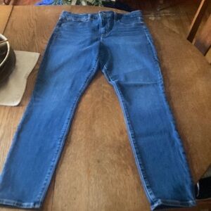 Ladies gap denim true skinny high-rise size 14 long/32.